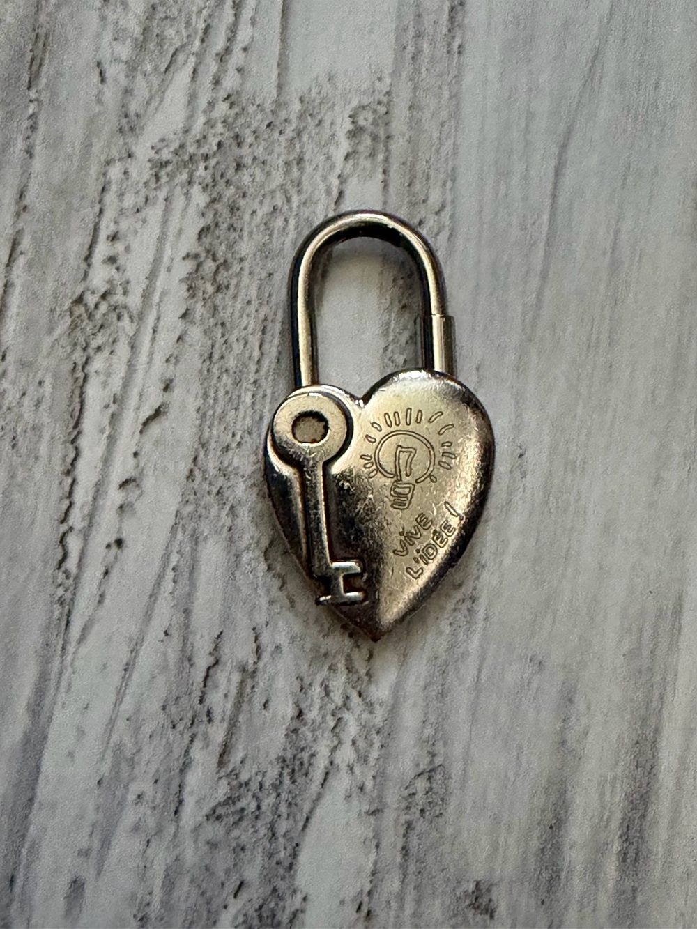Hermes Heart Padlock Charm 2004 limited edition Y2K